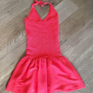 Victoria secret v neck hot red dress